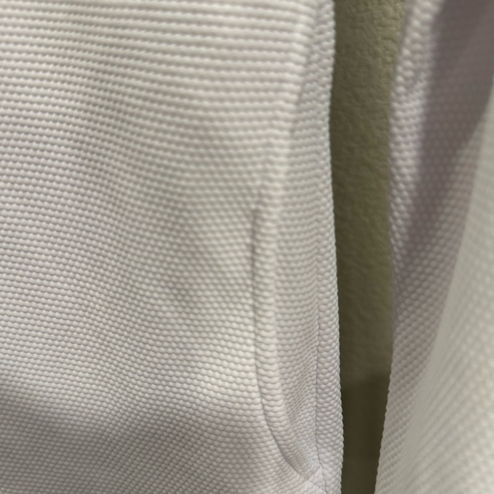 Tommy Bahama rash guard spf 50White Textured Zip-Up - Picture 4 of 5
